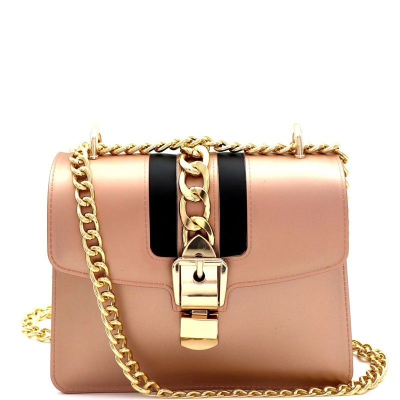 shoulder bag with chain handle